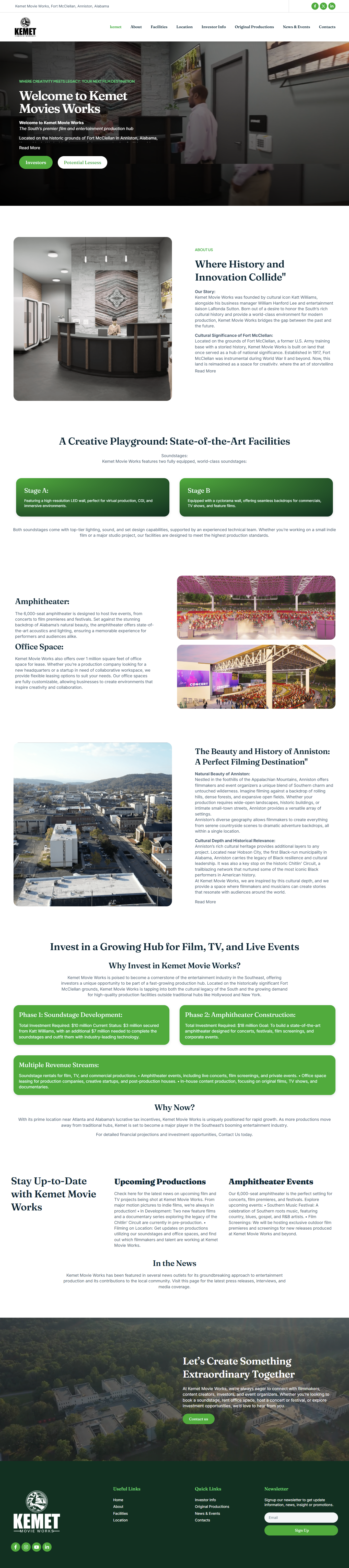 Kemet Movie Works Website